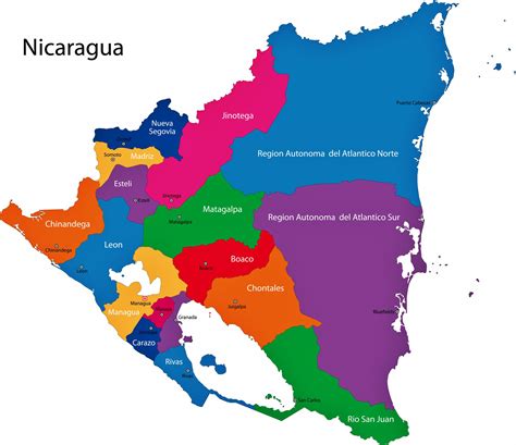 Map of Nicaragua - Blue is a fully layered, printable, editable vector map file. All maps come in AI, EPS, PDF, PNG and JPG file formats. Map in a cool blue, perfect for backgrounds and presentations. Download Attribution Required Buy $4.99 No …
